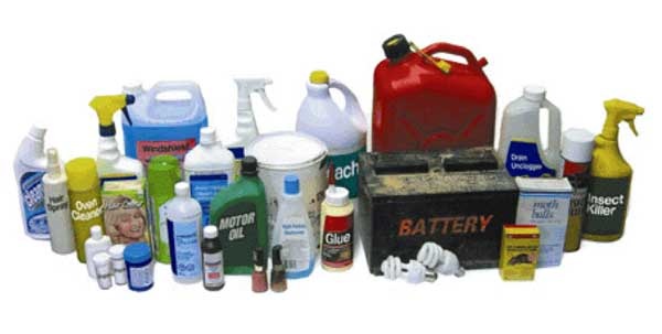 The following items of hazardous household waste will be accepted:Solvent-based Paint and Paint CansGlues and AdhesivesPaint Thinners and StrippersInk CartridgesPesticides, Herbicides, InsecticidesAerosol CansCleaning Agents, Bleaches, DetergentsEngine Oil, Oil Containers and FiltersOld Medicines and Cosmetics.Antifreeze and CoolantsVeterinary Medicines (No Sharps)Fluorescent Tubes and Energy Saving LightbulbsBatteriesWaste Cooking Oil